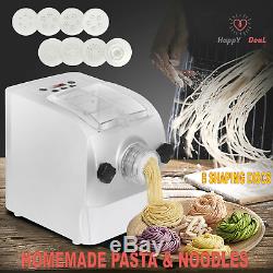 Electric Pasta Maker Automatic Noodle Machine Spaghetti With 8 Shaping Discs