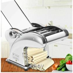 Electric Pasta Maker Machine Dumpling Dough Skin Noodle Spaghetti Making 4 Knife