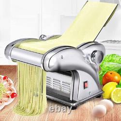 Electric Pasta Maker Machine Dumpling Dough Skin Noodle Spaghetti Making 4 Knife