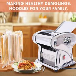 Electric Pasta Maker Noodle Machine Dumpling Skin Roller Commercial Home