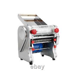 Electric Pasta Maker Noodle Machine Dumpling Skin Roller Steel Commercial Home