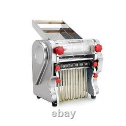 Electric Pasta Maker Noodle Machine Dumpling Skin Roller Steel Commercial Home