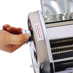 Electric Pasta Maker Noodle Machine Stainless Steel Home Use with 1 Blade, 8 Gear