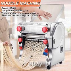 Electric Pasta Maker Noodle Machine for Home Restaurant 22cm Cutter 1.8mm Noodle