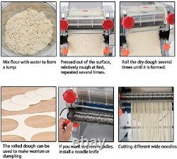 Electric Pasta Maker Noodle Machine for Home Restaurant-22cm Cutter 1.8mm Noodle
