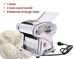 Electric Pasta Maker Noodle Maker Dough Roller 110V 135w One Blade 2.5mm Round