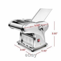 Electric Pasta Maker Noodle Maker Roller Machine 6 Thickness Setting 3 Cutters