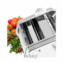 Electric Pasta Maker Noodle Maker Roller Machine 6 Thickness Setting 4 Cutters