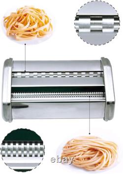 Electric Ravioli Pasta Maker with Motor Automatic Pasta Machine with Hand Crank