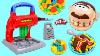 Feeding Mr Play Doh Head Huge Pasta Meal Time With Play Dough Kitchen Noodle Maker Playset