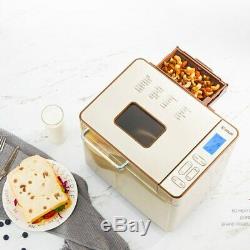 Fully Automatic Bread Machine LCD Multi-function Intelligent Pasta Bread Maker