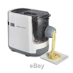 Hamilton Beach Automatic PASTA MAKER Electric Noodle Machine WHITE Press 7 types