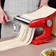 Hand Crank Pasta Machine Noodles Maker Red Suction Cup Type 3 Blades For Home
