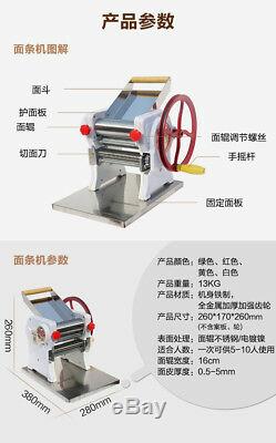Home Manual Pasta Machine Mult-functional Noodle Dumpling Maker Stainless Steel