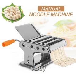 Household Manual Noodle Roller Machine Stainless Steel Pasta Maker Dumpling Skin