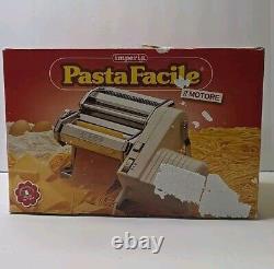 Imperia Pasta Facile Ravioli Machine & Motor iPasta Made Italy With Boxes Books