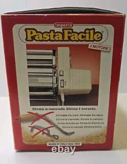 Imperia Pasta Facile Ravioli Machine & Motor iPasta Made Italy With Boxes Books