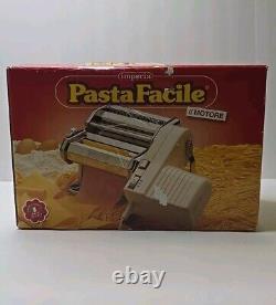 Imperia Pasta Facile Ravioli Machine & Motor iPasta Made Italy With Boxes Books