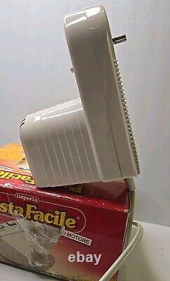 Imperia Pasta Facile Ravioli Machine & Motor iPasta Made Italy With Boxes Books