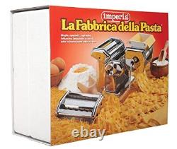 Imperia Pasta Maker Machine- Deluxe 11 Piece Set w Machine Attachments Recipe