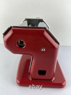 Imperia Pasta Maker Machine Heavy Duty Red Steel SP-150 Made in Italy NEVER USED