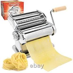 Imperia Pasta Maker Machine Heavy Duty Steel Construction w Easy Lock 150