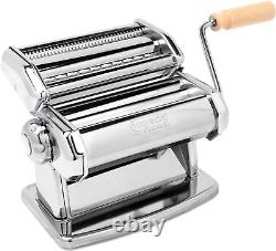 Imperia Pasta Maker Machine Heavy Duty Steel Construction w Easy Lock Dial and