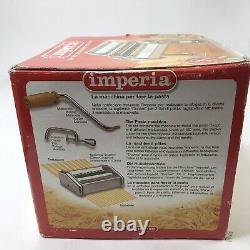 Imperia Pasta Maker Machine Model SP-150 Made in Italy Heavy Duty Steel