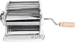 Imperia Pasta Maker Machine, White, Made in Italy Heavy Duty Steel