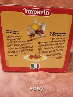 Imperia Pasta Maker Noodle Machine Heavy Duty Steel SP150 Sheets 6 thickness