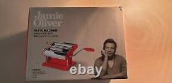 Jamie Oliver Pasta Machine Red Stainless Steel Easy To Use UK POST FREE