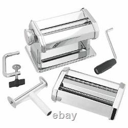 Judge Pasta Machine With 9 Pasta Dough Thickness Choices From Steel Rollers