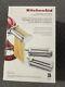 Kitchenaid Attachment 3-piece Pasta Roller Cutter Set Made In Italy Open Box New