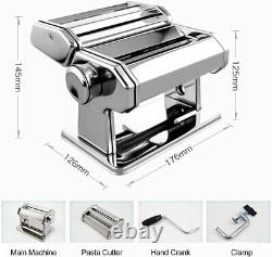 Machine For Make Pasta Fresh Manual 9 Cuts Fittings, Machine Paste Steel