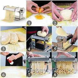 Machine For Make Pasta Fresh Manual 9 Cuts Fittings, Machine Paste Steel
