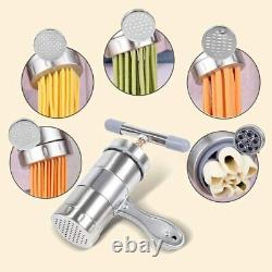 Machine For Make Pasta Machine Of Noodles Of Stainless Steel With 5 Moulds