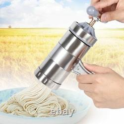 Machine For Make Pasta Machine Of Noodles Of Stainless Steel With 5 Moulds