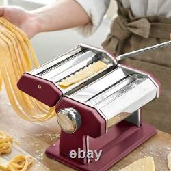 Machine for Make Pasta Spaghetti Lasagne Tagliatelle Noodle Manual 3accesorios