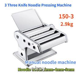 Manual Cutter Fresh Spaghetti Roller Dumpling Skin Noodle Maker Machine Pasta