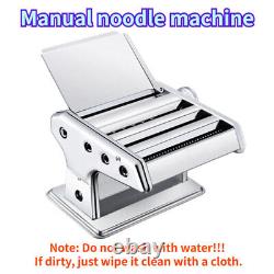 Manual Cutter Fresh Spaghetti Roller Dumpling Skin Noodle Maker Machine Pasta