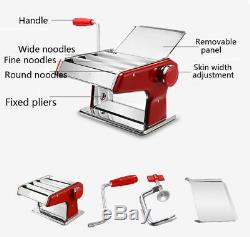 Manual Kitchen Stainless Steel Fresh Pasta Maker Noodle Machine Dumpling Skin