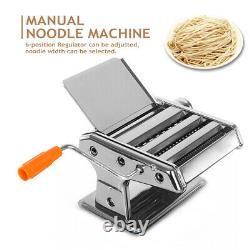Manual Noodle Machine Multifunction Pasta Maker Dumpling Wrapper Stainless Steel