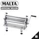 Manual Pasta Maker Malta Megadoro Chrome Pizza Cylinder Machine 17.7 In 45 Cm