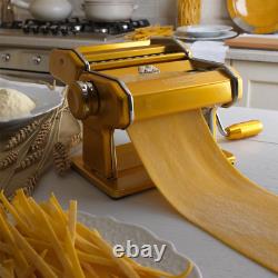 Marcato 8320Gd Atlas 150 Pasta Machine, Made In Italy, Gold, Includes Cutter, Ha