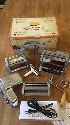 Marcato ATLAS MOTOR Pasta Machine with Motor and Removable Cutters