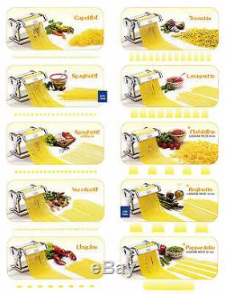 Marcato Atlas 150 Pasta Machine Attachments Different Shapes Pasta Cutter