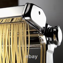Marcato Atlas 150 Pasta Machine, Made in Italy, Includes Cutter, Hand Crank, and
