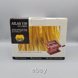 Marcato Atlas 150 Wellness Pasta Maker Machine ORANGE 150mm Deluxe Made In Italy