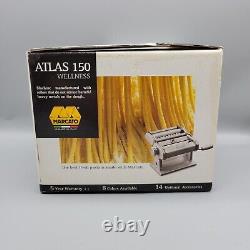 Marcato Atlas 150 Wellness Pasta Maker Machine ORANGE 150mm Deluxe Made In Italy