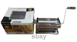 Marcato Atlas 180 Pasta Machine with Cutter, Hand Crank & Instructions, Steel